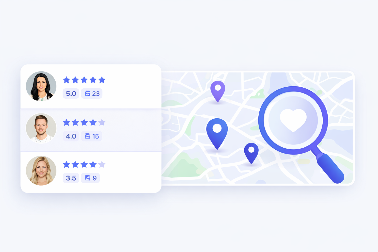 Tela de busca por mapa